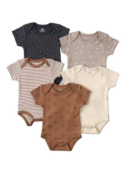 Kit body bebê 5 peças Toy Boy multicor