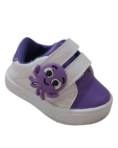 Tênis Polvinho bolofofos roxo bebê Unisex infantil